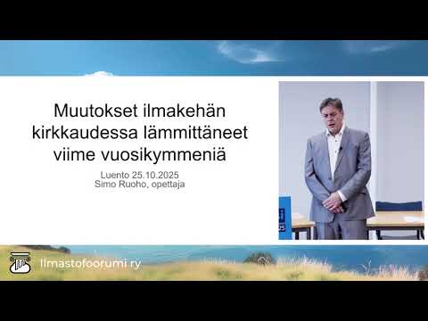Ilmastoluento | lokakuu 2025 | Simo Ruoho