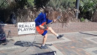 AC/DC - This Means War by Angus Young Street Performer!