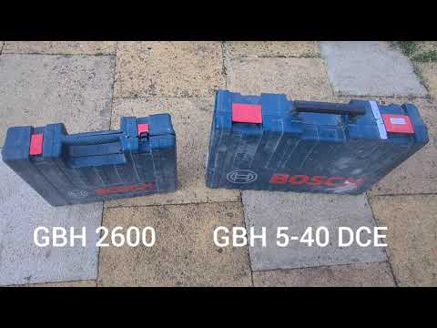 Boschhammer GBH 5-40 DCE vs GBH 2600 (= GBH 2-26 DFR) der große Bohrhammer Vergleich! #meinWerkzeug