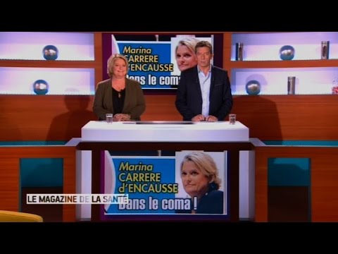 Burned alive, in a coma, Marina Carrère d'Encausse still presents the Health Magazine