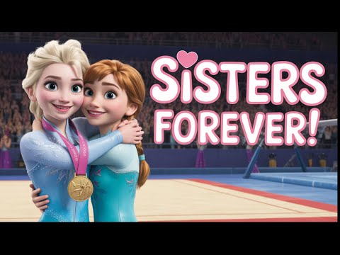 Elsa and Anna's Epic Gymnastics Battle!❄️👑