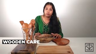 How to Clean Wooden Utensils at Home | Wooden Care | The Indus Valley