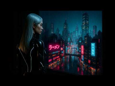 🌧️ Cyber Rain City | Relaxing Electronic Beats for Night Gaming 🌃💻