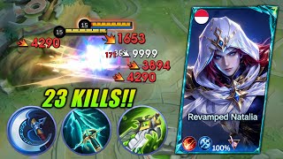 Download lagu 23 KILLS! NEW REVAMP NATALIA 1 SHOT BROKEN DAMAGE BUILD & EMBLEM FOR SOLO RANKED!☠️ (pls try) | MLBB mp3 Download lagu 23 KILLS! NEW REVAMP NATALIA 1 SHOT BROKEN DAMAGE BUILD & EMBLEM FOR SOLO RANKED!☠️ (pls try) | MLBB mp3
