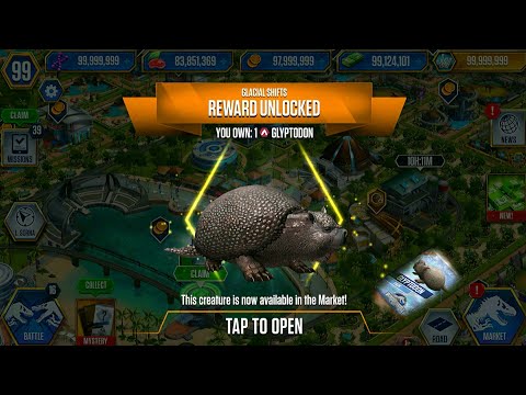 UNLOCK GLYPTON MAX FULL (JURASSIC WORLD).