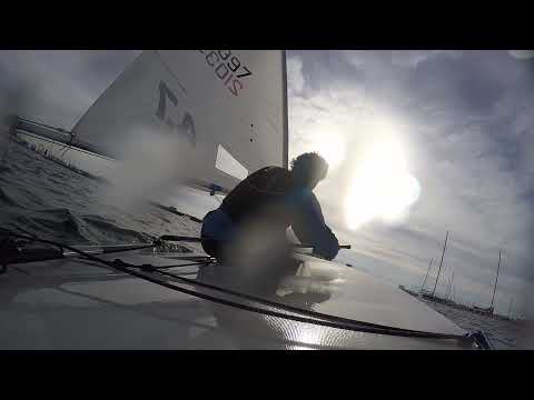 laser  sailing  Go pro 10-15 knots