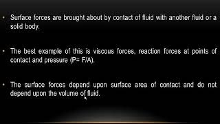 52  Fluid Dynamics   Surface & Bodyforces