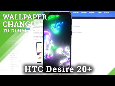 How to Download and Apply Live Wallpaper Magic Fluids on HTC Desire 20+ - Apply Live Wallpaper