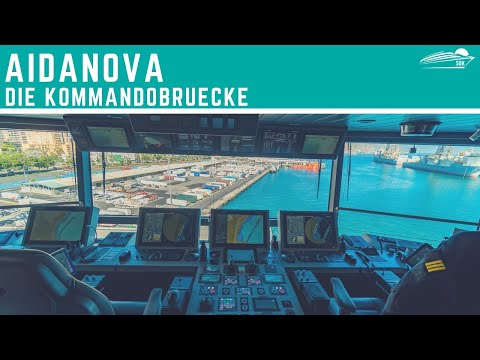 AIDAnova Kommandobrücke - Hier arbeitet der Kapitän ✅