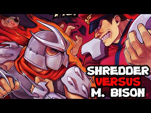 M. Bison Fights a Psycho-Powered Shredder