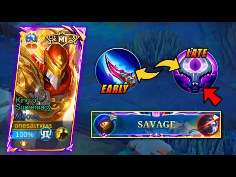 ALDOUS SAVAGE PERFECT ONE SHOT BUILD🔥 BEST EARLY TO LATE GAME 99% BRUTAL DAMAGE!!!  - Mobile Legends