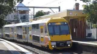 preview picture of video 'Australian Trains: Waratahs at Homebush, Sydney'