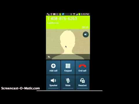 Call Recording w/ Voice2Text Video