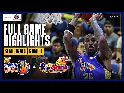 TNT vs RAIN OR SHINE SEMIS G1 | FULL GAME HIGHLIGHTS | PBA SEASON 49 COMMISSIONER'S CUP| FEB. 26