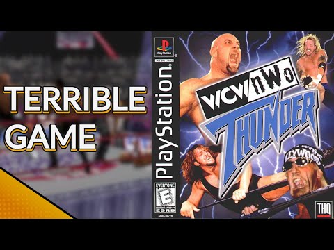 Worst Wrestling Game I've Played So Far - WCW Thunder