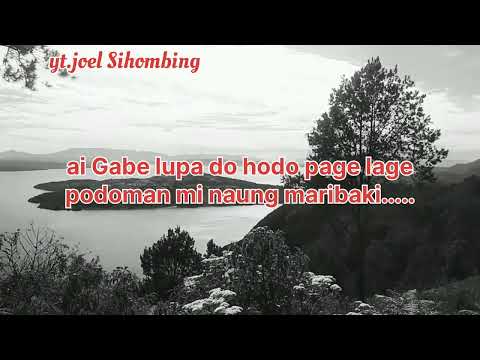 LUPA DOHO - BOBBY JR PURBA( LIRIK LAGU)