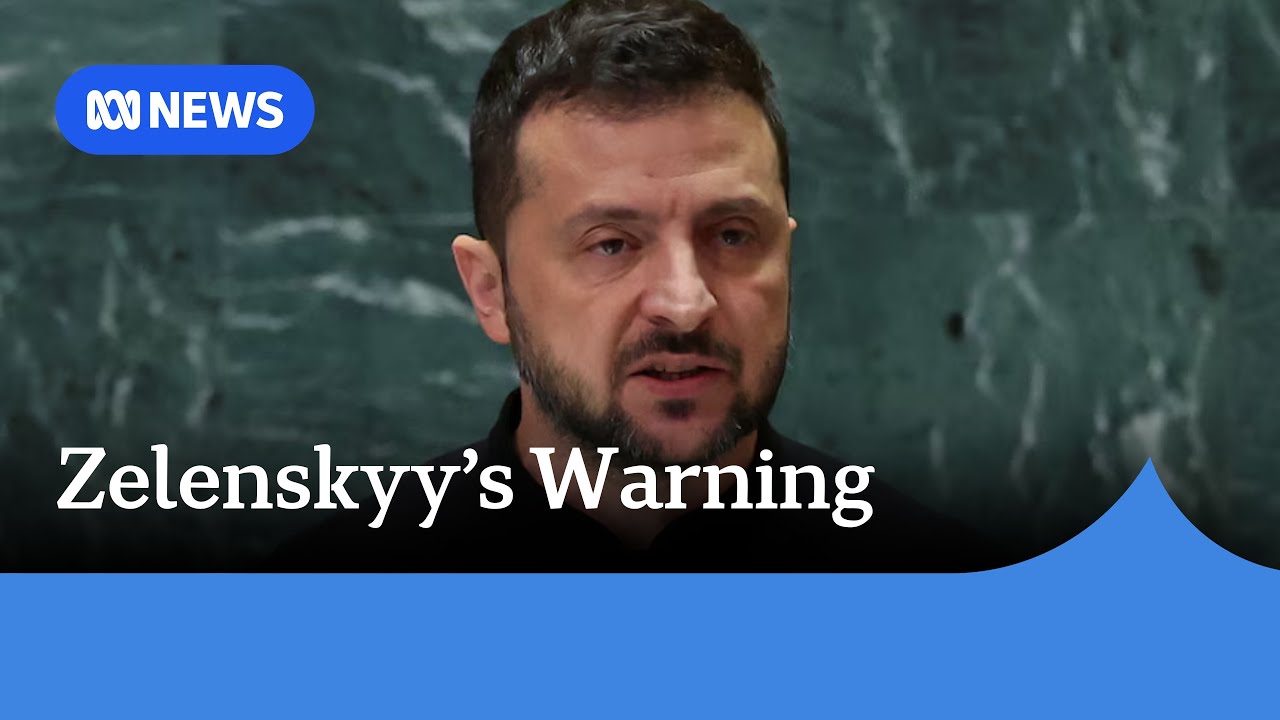 Volodymyr Zelenskyy warns of 'nuclear disaster' in UN address | ABC News