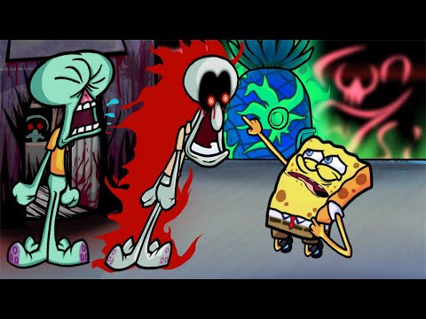 FNF The Squidward over Tricky Mod V2.0 [NEW UPDATE!!]