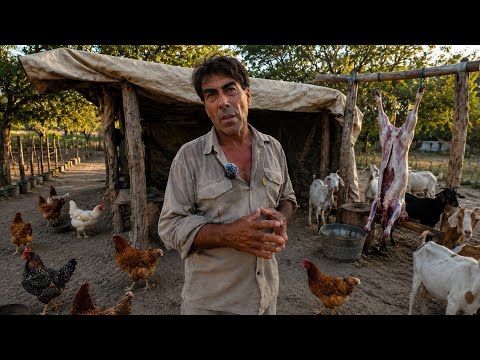VIVE en el MONTE y alimenta a su FAMILIA así
