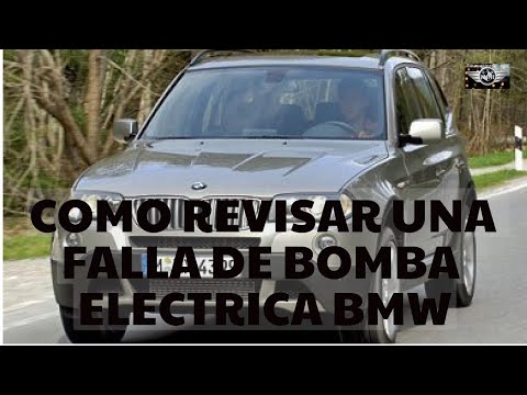 Como revisar una bomba eléctrica BMW