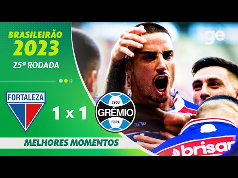 Gols e lances de Fortaleza x Grêmio