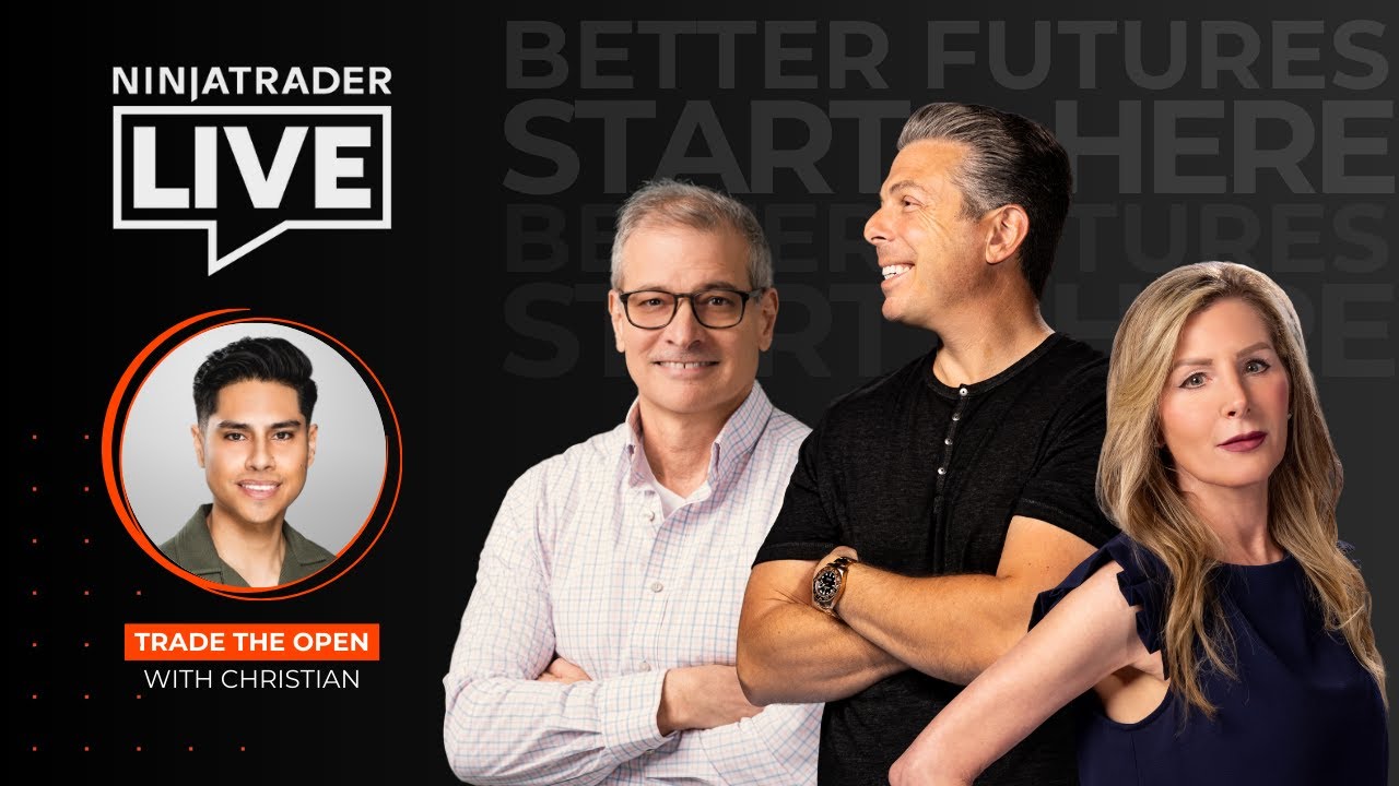 NinjaTrader Live | Futures Trading + Market Analysis with Anthony Crudele + Chris Carreon (4/3/25)