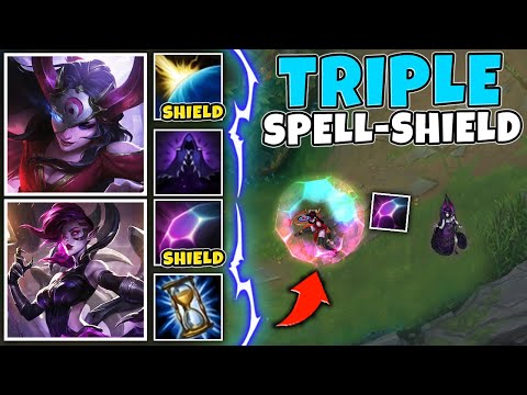 When You Have 3 Spellshields Because You're Playing Sivir Morgana Bot Lane (and Edge of Night)