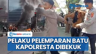 Polisi Amankan 2 Pria Terduga Pelaku Pelemparan Batu Kapolresta Kendari hingga Bersimbah Darah
