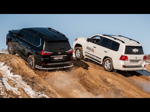 ПОСПОРИЛИ MERCEDES G63 AMG против LEXUS LX и AUDI Q8
