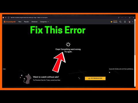 Crunchyroll Oops Something Went Wrong Nintendo Switch