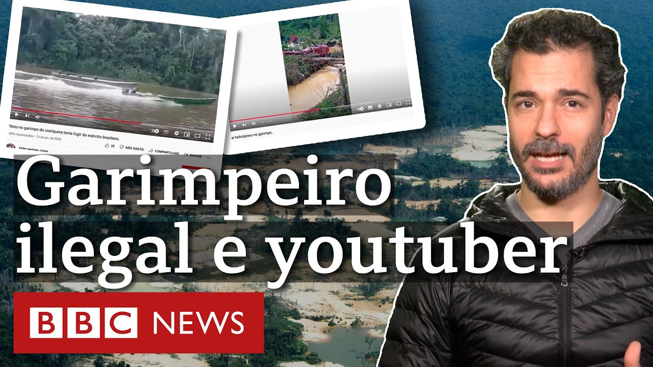 Garimpeiro ilegal mostra rotina de fugas em terra indígena no YouTube