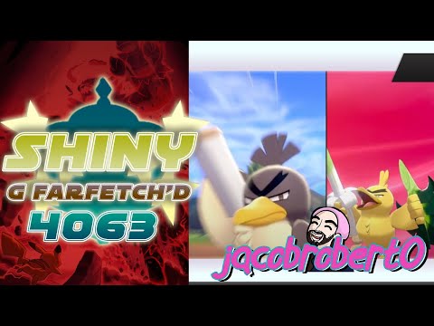 [LIVE] Shiny Galarian Farfetch'd & Evolution Reaction (4,063 Encounters)