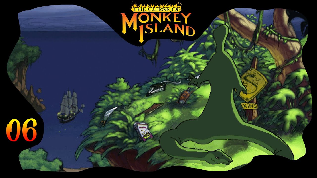 #thecurseofmonkeyisland Folge06 - Von Kieferknacker, Schlange + Jefahrenbucht #youtubestar #gameplay