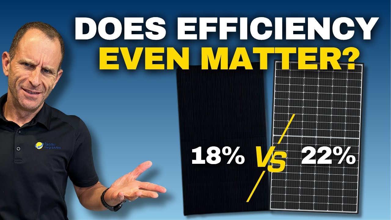 Is Solar Panel Efficiency REALLY That Important?