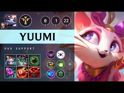 Yuumi Support vs Lulu - KR Master Patch 25.08