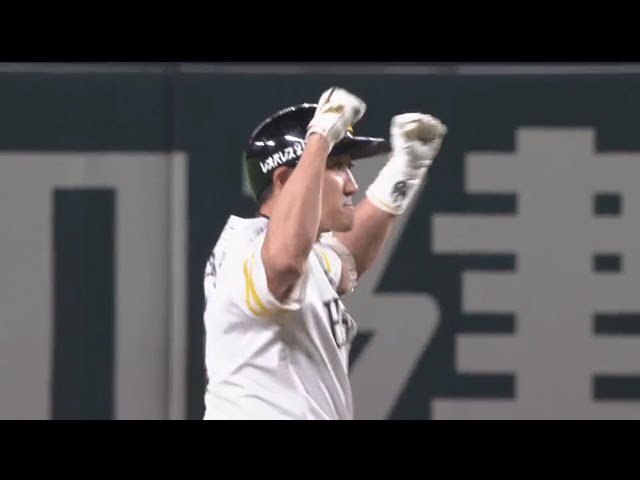 【4回裏】ホークス・内川 走者一掃のタイムリー2ベースでリードを広げる!! 2018/5/13 H-F