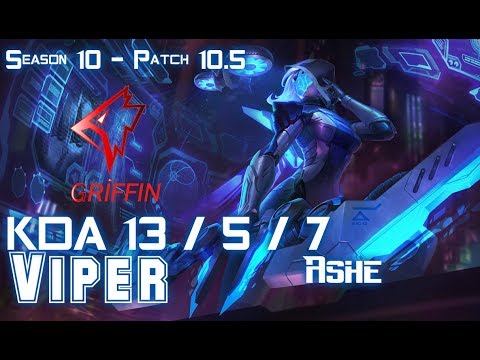 GRF Viper ASHE vs DRX Deft KAI'SA ADC - Patch 10.5 KR Ranked