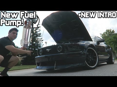 The Mustang is FIXED Again! Here's the problem.. +NEW INTRO! (Walbro 400 Fuel Pump Install)