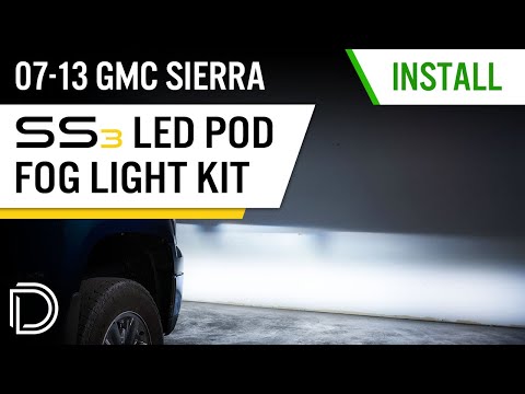 How to Install SS3 Fog Light Kit for 2007-2013 GMC Sierra | Diode Dynamics