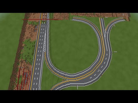 Minecraft: Freeway Construction - Episode 7 -  Interchange #2 - Part 2 (Speed Build)