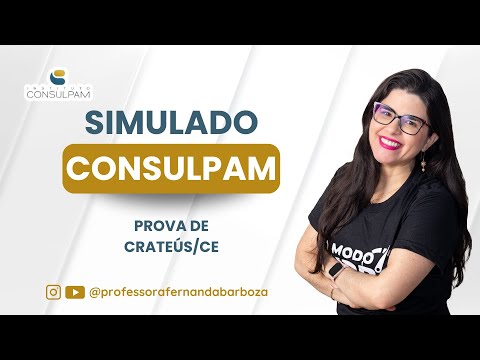 Simulado Consulpam - Prova de Crateús/Ce