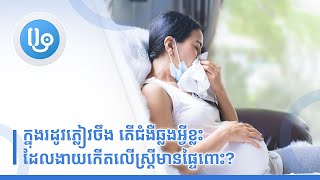 ក្នុងរដូវភ្លៀវចឹង តើជំងឺឆ្លងអ្វីខ្លះដែលងាយកើតលើស្ត្រីមានផ្ទៃពោះ?