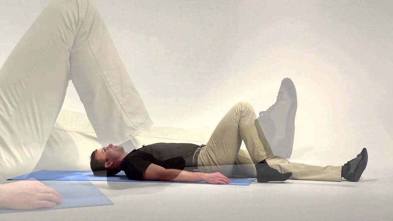 Supine Heel Slides - YouTube