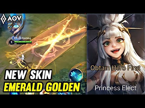 AoV : NEW SKIN AOI EMERALD GOLDEN - ARENA OF VALOR