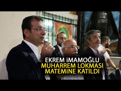 Ekrem İmamoğlu attended the Muharram mourning in Pendik!