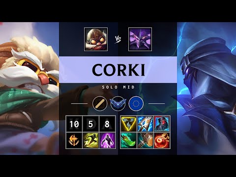 Corki Mid vs Kassadin - EUW Diamond Patch 25.16