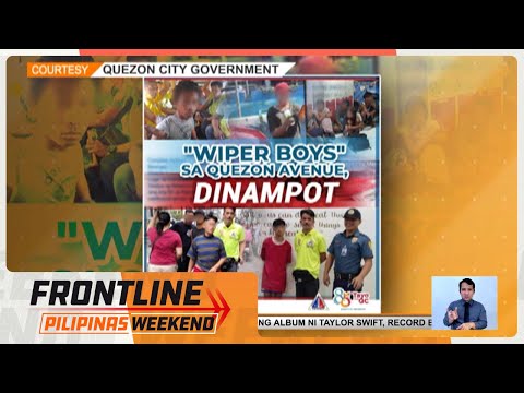 Viral na "wiper boys" sa Quezon City, hinuli na Frontline Weekend