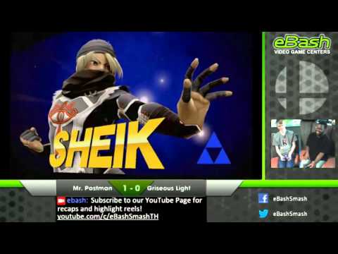 10/5 eBash Terre Haute Smash Sunday SSB4 Finals (Mr. Postman vs. GriseousLight)