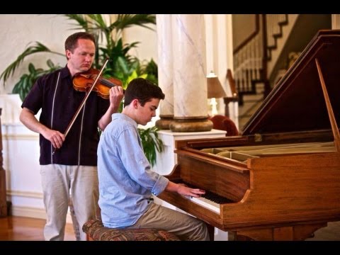 Jason Mraz - I Won't Give Up (Piano/Violin & Piano Percussion) - Tanner Townsend and Brigham Dastrup