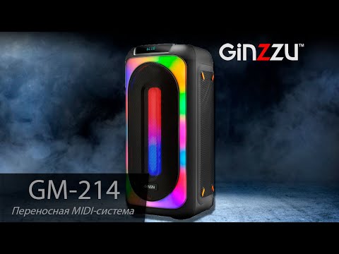 Миниатюра изображения товара Портативная колонка Ginzzu GM-214